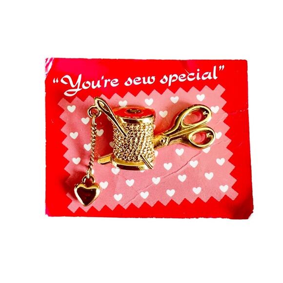 Vintage Pin Tac Pin You're Sew Special Scatter Pin Vintage Jewelry Scatter Pin - Picture 1 of 3